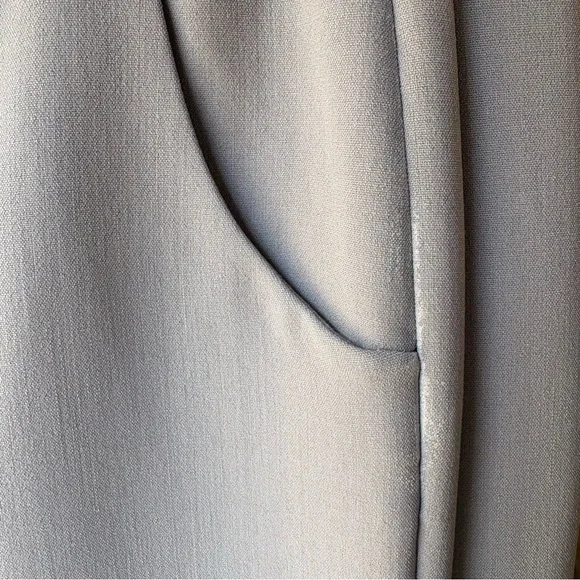 Giorgio Armani Gray Virgin Wool Pants Made in Italy EU40 US4 Straight Leg - Picture 11 of 13